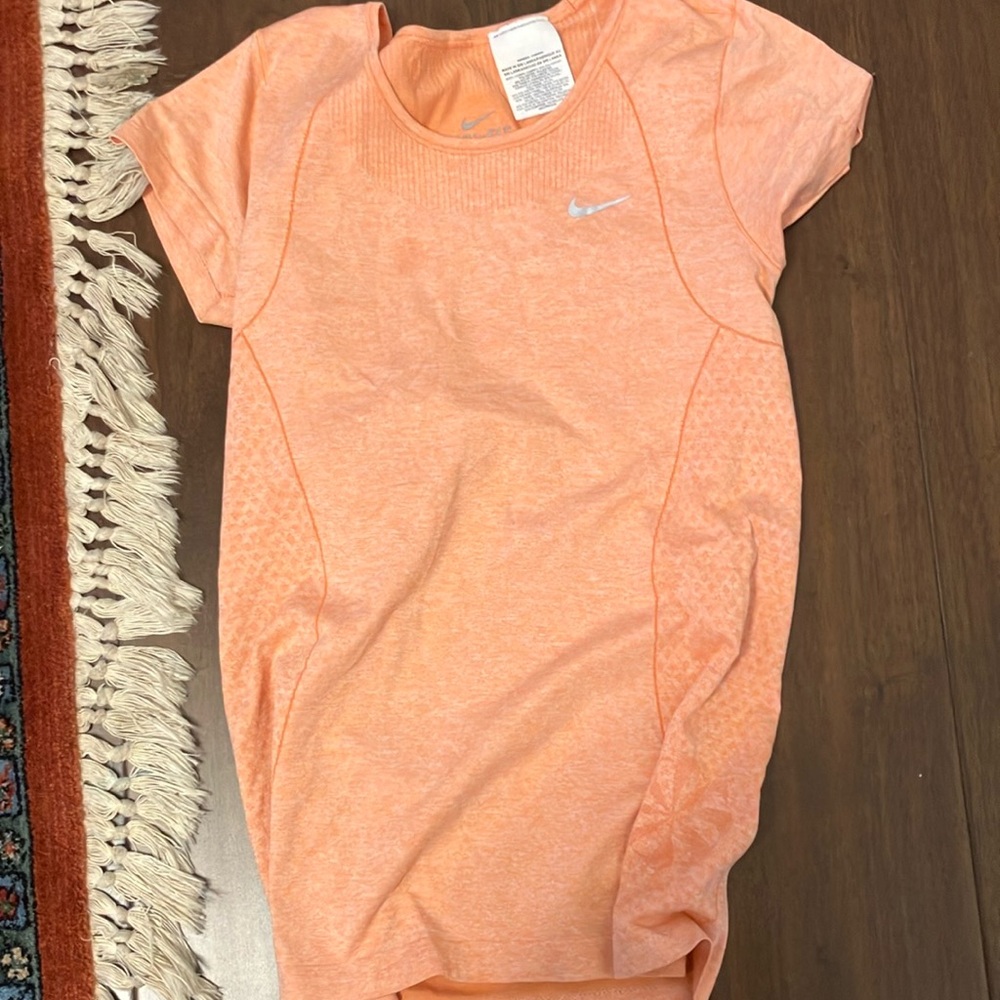 Nike orange dri-fit top